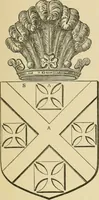 An illustration from The visitation of London, anno Domini 1633, 1634, and 1635. Made by Sr. Henry St. George, kt., Richmond herald, and deputy and marshal to Sr. Richard St. George, kt., Clarencieux king of armes (1886)