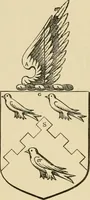 An illustration from The visitation of London, anno Domini 1633, 1634, and 1635. Made by Sr. Henry St. George, kt., Richmond herald, and deputy and marshal to Sr. Richard St. George, kt., Clarencieux king of armes (1886)