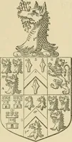 An illustration from The visitation of London, anno Domini 1633, 1634, and 1635. Made by Sr. Henry St. George, kt., Richmond herald, and deputy and marshal to Sr. Richard St. George, kt., Clarencieux king of armes (1886)