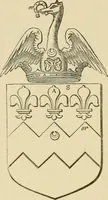 An illustration from The visitation of London, anno Domini 1633, 1634, and 1635. Made by Sr. Henry St. George, kt., Richmond herald, and deputy and marshal to Sr. Richard St. George, kt., Clarencieux king of armes (1886)