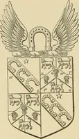 An illustration from The visitation of London, anno Domini 1633, 1634, and 1635. Made by Sr. Henry St. George, kt., Richmond herald, and deputy and marshal to Sr. Richard St. George, kt., Clarencieux king of armes (1886)