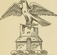 An illustration from The visitation of London, anno Domini 1633, 1634, and 1635. Made by Sr. Henry St. George, kt., Richmond herald, and deputy and marshal to Sr. Richard St. George, kt., Clarencieux king of armes (1886)