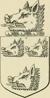 An illustration from The visitation of London, anno Domini 1633, 1634, and 1635. Made by Sr. Henry St. George, kt., Richmond herald, and deputy and marshal to Sr. Richard St. George, kt., Clarencieux king of armes (1886)