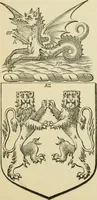 An illustration from The visitation of London, anno Domini 1633, 1634, and 1635. Made by Sr. Henry St. George, kt., Richmond herald, and deputy and marshal to Sr. Richard St. George, kt., Clarencieux king of armes (1886)