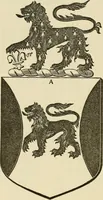 An illustration from The visitation of London, anno Domini 1633, 1634, and 1635. Made by Sr. Henry St. George, kt., Richmond herald, and deputy and marshal to Sr. Richard St. George, kt., Clarencieux king of armes (1886)