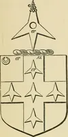 An illustration from The visitation of London, anno Domini 1633, 1634, and 1635. Made by Sr. Henry St. George, kt., Richmond herald, and deputy and marshal to Sr. Richard St. George, kt., Clarencieux king of armes (1886)