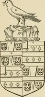 An illustration from The visitation of London, anno Domini 1633, 1634, and 1635. Made by Sr. Henry St. George, kt., Richmond herald, and deputy and marshal to Sr. Richard St. George, kt., Clarencieux king of armes (1886)