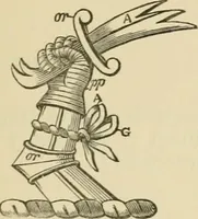 An illustration from The visitation of London, anno Domini 1633, 1634, and 1635. Made by Sr. Henry St. George, kt., Richmond herald, and deputy and marshal to Sr. Richard St. George, kt., Clarencieux king of armes (1886)