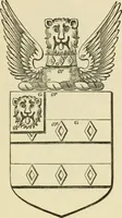 An illustration from The visitation of London, anno Domini 1633, 1634, and 1635. Made by Sr. Henry St. George, kt., Richmond herald, and deputy and marshal to Sr. Richard St. George, kt., Clarencieux king of armes (1886)