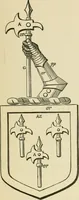 An illustration from The visitation of London, anno Domini 1633, 1634, and 1635. Made by Sr. Henry St. George, kt., Richmond herald, and deputy and marshal to Sr. Richard St. George, kt., Clarencieux king of armes (1886)