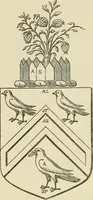 An illustration from The visitation of London, anno Domini 1633, 1634, and 1635. Made by Sr. Henry St. George, kt., Richmond herald, and deputy and marshal to Sr. Richard St. George, kt., Clarencieux king of armes (1886)