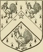 An illustration from The visitation of London, anno Domini 1633, 1634, and 1635. Made by Sr. Henry St. George, kt., Richmond herald, and deputy and marshal to Sr. Richard St. George, kt., Clarencieux king of armes (1886)