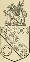 An illustration from The visitation of London, anno Domini 1633, 1634, and 1635. Made by Sr. Henry St. George, kt., Richmond herald, and deputy and marshal to Sr. Richard St. George, kt., Clarencieux king of armes (1886)