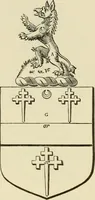 An illustration from The visitation of London, anno Domini 1633, 1634, and 1635. Made by Sr. Henry St. George, kt., Richmond herald, and deputy and marshal to Sr. Richard St. George, kt., Clarencieux king of armes (1886)