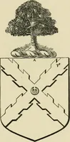 An illustration from The visitation of London, anno Domini 1633, 1634, and 1635. Made by Sr. Henry St. George, kt., Richmond herald, and deputy and marshal to Sr. Richard St. George, kt., Clarencieux king of armes (1886)