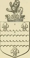 An illustration from The visitation of London, anno Domini 1633, 1634, and 1635. Made by Sr. Henry St. George, kt., Richmond herald, and deputy and marshal to Sr. Richard St. George, kt., Clarencieux king of armes (1886)