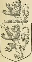 An illustration from The visitation of London, anno Domini 1633, 1634, and 1635. Made by Sr. Henry St. George, kt., Richmond herald, and deputy and marshal to Sr. Richard St. George, kt., Clarencieux king of armes (1886)