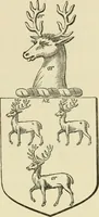 An illustration from The visitation of London, anno Domini 1633, 1634, and 1635. Made by Sr. Henry St. George, kt., Richmond herald, and deputy and marshal to Sr. Richard St. George, kt., Clarencieux king of armes (1886)