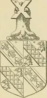 An illustration from The visitation of London, anno Domini 1633, 1634, and 1635. Made by Sr. Henry St. George, kt., Richmond herald, and deputy and marshal to Sr. Richard St. George, kt., Clarencieux king of armes (1886)