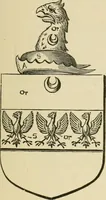 An illustration from The visitation of London, anno Domini 1633, 1634, and 1635. Made by Sr. Henry St. George, kt., Richmond herald, and deputy and marshal to Sr. Richard St. George, kt., Clarencieux king of armes (1886)