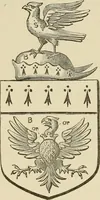 An illustration from The visitation of London, anno Domini 1633, 1634, and 1635. Made by Sr. Henry St. George, kt., Richmond herald, and deputy and marshal to Sr. Richard St. George, kt., Clarencieux king of armes (1886)