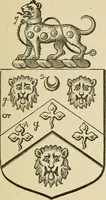 An illustration from The visitation of London, anno Domini 1633, 1634, and 1635. Made by Sr. Henry St. George, kt., Richmond herald, and deputy and marshal to Sr. Richard St. George, kt., Clarencieux king of armes (1886)
