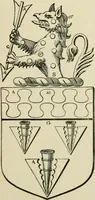 An illustration from The visitation of London, anno Domini 1633, 1634, and 1635. Made by Sr. Henry St. George, kt., Richmond herald, and deputy and marshal to Sr. Richard St. George, kt., Clarencieux king of armes (1886)