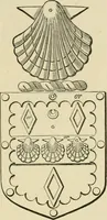 An illustration from The visitation of London, anno Domini 1633, 1634, and 1635. Made by Sr. Henry St. George, kt., Richmond herald, and deputy and marshal to Sr. Richard St. George, kt., Clarencieux king of armes (1886)