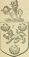 An illustration from The visitation of London, anno Domini 1633, 1634, and 1635. Made by Sr. Henry St. George, kt., Richmond herald, and deputy and marshal to Sr. Richard St. George, kt., Clarencieux king of armes (1886)