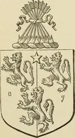 An illustration from The visitation of London, anno Domini 1633, 1634, and 1635. Made by Sr. Henry St. George, kt., Richmond herald, and deputy and marshal to Sr. Richard St. George, kt., Clarencieux king of armes (1886)