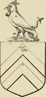 An illustration from The visitation of London, anno Domini 1633, 1634, and 1635. Made by Sr. Henry St. George, kt., Richmond herald, and deputy and marshal to Sr. Richard St. George, kt., Clarencieux king of armes (1886)