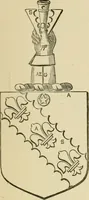 An illustration from The visitation of London, anno Domini 1633, 1634, and 1635. Made by Sr. Henry St. George, kt., Richmond herald, and deputy and marshal to Sr. Richard St. George, kt., Clarencieux king of armes (1886)