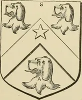 An illustration from The visitation of London, anno Domini 1633, 1634, and 1635. Made by Sr. Henry St. George, kt., Richmond herald, and deputy and marshal to Sr. Richard St. George, kt., Clarencieux king of armes (1886)