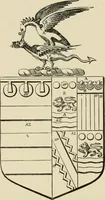 An illustration from The visitation of London, anno Domini 1633, 1634, and 1635. Made by Sr. Henry St. George, kt., Richmond herald, and deputy and marshal to Sr. Richard St. George, kt., Clarencieux king of armes (1886)