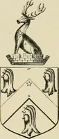 An illustration from The visitation of London, anno Domini 1633, 1634, and 1635. Made by Sr. Henry St. George, kt., Richmond herald, and deputy and marshal to Sr. Richard St. George, kt., Clarencieux king of armes (1886)
