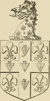 An illustration from The visitation of London, anno Domini 1633, 1634, and 1635. Made by Sr. Henry St. George, kt., Richmond herald, and deputy and marshal to Sr. Richard St. George, kt., Clarencieux king of armes (1886)