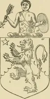 An illustration from The visitation of London, anno Domini 1633, 1634, and 1635. Made by Sr. Henry St. George, kt., Richmond herald, and deputy and marshal to Sr. Richard St. George, kt., Clarencieux king of armes (1886)