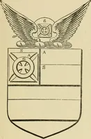 An illustration from The visitation of London, anno Domini 1633, 1634, and 1635. Made by Sr. Henry St. George, kt., Richmond herald, and deputy and marshal to Sr. Richard St. George, kt., Clarencieux king of armes (1886)