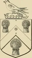 An illustration from The visitation of London, anno Domini 1633, 1634, and 1635. Made by Sr. Henry St. George, kt., Richmond herald, and deputy and marshal to Sr. Richard St. George, kt., Clarencieux king of armes (1886)