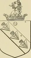 An illustration from The visitation of London, anno Domini 1633, 1634, and 1635. Made by Sr. Henry St. George, kt., Richmond herald, and deputy and marshal to Sr. Richard St. George, kt., Clarencieux king of armes (1886)