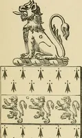 An illustration from The visitation of London, anno Domini 1633, 1634, and 1635. Made by Sr. Henry St. George, kt., Richmond herald, and deputy and marshal to Sr. Richard St. George, kt., Clarencieux king of armes (1886)