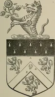 An illustration from The visitation of London : anno Domini 1633, 1634, and 1635. Made by Sr. Henry St. George, kt., Richmond herald, and deputy and marshal to Sr. Richard St. George, kt., Clarencieux king of armes (1880)