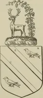 An illustration from The visitation of London : anno Domini 1633, 1634, and 1635. Made by Sr. Henry St. George, kt., Richmond herald, and deputy and marshal to Sr. Richard St. George, kt., Clarencieux king of armes (1880)