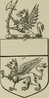 An illustration from The visitation of London : anno Domini 1633, 1634, and 1635. Made by Sr. Henry St. George, kt., Richmond herald, and deputy and marshal to Sr. Richard St. George, kt., Clarencieux king of armes (1880)