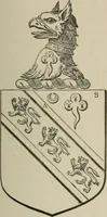 An illustration from The visitation of London : anno Domini 1633, 1634, and 1635. Made by Sr. Henry St. George, kt., Richmond herald, and deputy and marshal to Sr. Richard St. George, kt., Clarencieux king of armes (1880)
