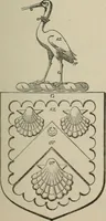 An illustration from The visitation of London : anno Domini 1633, 1634, and 1635. Made by Sr. Henry St. George, kt., Richmond herald, and deputy and marshal to Sr. Richard St. George, kt., Clarencieux king of armes (1880)