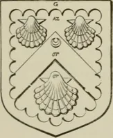 An illustration from The visitation of London : anno Domini 1633, 1634, and 1635. Made by Sr. Henry St. George, kt., Richmond herald, and deputy and marshal to Sr. Richard St. George, kt., Clarencieux king of armes (1880)