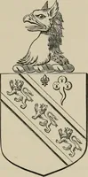 An illustration from The visitation of London : anno Domini 1633, 1634, and 1635. Made by Sr. Henry St. George, kt., Richmond herald, and deputy and marshal to Sr. Richard St. George, kt., Clarencieux king of armes (1880)