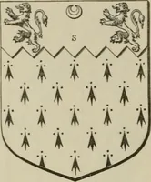 An illustration from The visitation of London : anno Domini 1633, 1634, and 1635. Made by Sr. Henry St. George, kt., Richmond herald, and deputy and marshal to Sr. Richard St. George, kt., Clarencieux king of armes (1880)