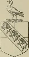 An illustration from The visitation of London : anno Domini 1633, 1634, and 1635. Made by Sr. Henry St. George, kt., Richmond herald, and deputy and marshal to Sr. Richard St. George, kt., Clarencieux king of armes (1880)